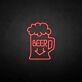 Beer Mug with Down Arrow LED Neon Sign
