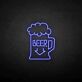 Beer Mug with Down Arrow LED Neon Sign