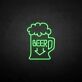 Beer Mug with Down Arrow LED Neon Sign