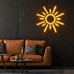 Sun Neon Sign for Nature and Zen Spaces