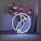 Duck Sign Neon Sign for Kids Rooms and Playful Spaces
