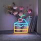 Cake Neon Sign for Birthday Celebrations