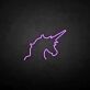 Unicorn Head Outline LED Neon Sign