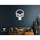 Long-Tooth Skull Outline LED Neon Sign for Halloween Decor