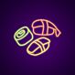 Sushi Roll and Nigiri Trio LED Neon Sign