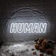 Human Neon Sign for Inspirational and Artistic Decor