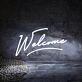 Welcome Neon Sign for Entrances