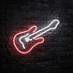 Electric Guitar Outline LED Neon Sign