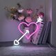 Hearts Neon Sign for Romantic Settings
