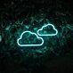 Clouds Neon Sign for Peaceful Spaces