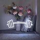Barbell Neon Sign for Fitness Studios