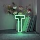 Letter T Neon Sign for Initials
