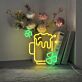 Beer Mug Neon Sign for Bars and Pubs