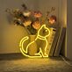 Cute Cat Neon Sign for Pet Lovers