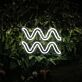 Aquarius Neon Sign for Horoscope Enthusiasts