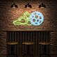 Soccer Cleats and Ball LED Neon Sign