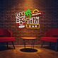 Tiki Bar with Palm Tree LED Neon Sign