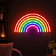 Rainbow Sign Neon Sign for Colorful Decor
