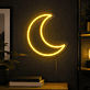 Crescent Moon LED Neon Sign