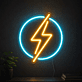 Lightning Neon Sign for Bold Statements