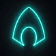 Aqua Hero Arch Emblem LED Neon Sign for Playrooms