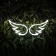 Angel Wings Outline LED Neon Sign