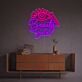Beauty Salon with Eye and Makeup Applicator LED Neon Sign