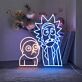 Rick And Morty Neon Sign Ideal for fans of the show