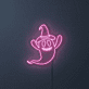 'Ghost' neon sign