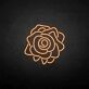 Spiral Rose Bloom LED Neon Sign