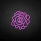 Spiral Rose Bloom LED Neon Sign