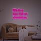 Life Is A Box Full Of Chocolates Neon Sign Add a touch of whimsy and positivity