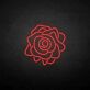Spiral Rose Bloom LED Neon Sign
