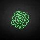 Spiral Rose Bloom LED Neon Sign