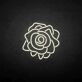 Spiral Rose Bloom LED Neon Sign