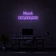 Mood: CEO,000,000 Narrow Lettering LED Neon Sign