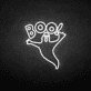 'BOO!' neon sign