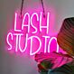 Lash Studio Two-Line LED Neon Sign