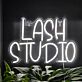 Lash Studio Two-Line LED Neon Sign