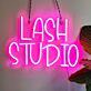 Lash Studio Two-Line LED Neon Sign