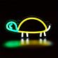 Turtle Outline LED Neon Sign