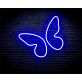 Asymmetrical Butterfly Outline LED Neon Sign