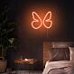 Symmetrical Four-Wing Butterfly LED Neon Sign