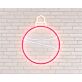 Christmas Bauble with Curved Lines LED Neon Sign