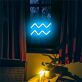 Aquarius Zodiac Symbol LED Neon Sign