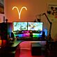 Aries Zodiac Symbol LED Neon Sign