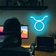 Taurus Zodiac Symbol LED Neon Sign