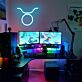 Taurus Zodiac Symbol LED Neon Sign