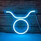 Taurus Zodiac Symbol LED Neon Sign