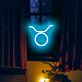 Taurus Zodiac Symbol LED Neon Sign